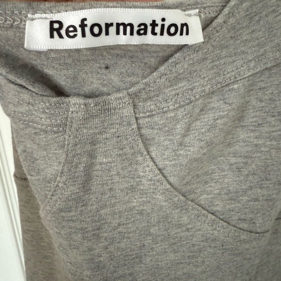 Reformation Gray Midi Dress - Picture 4 of 11